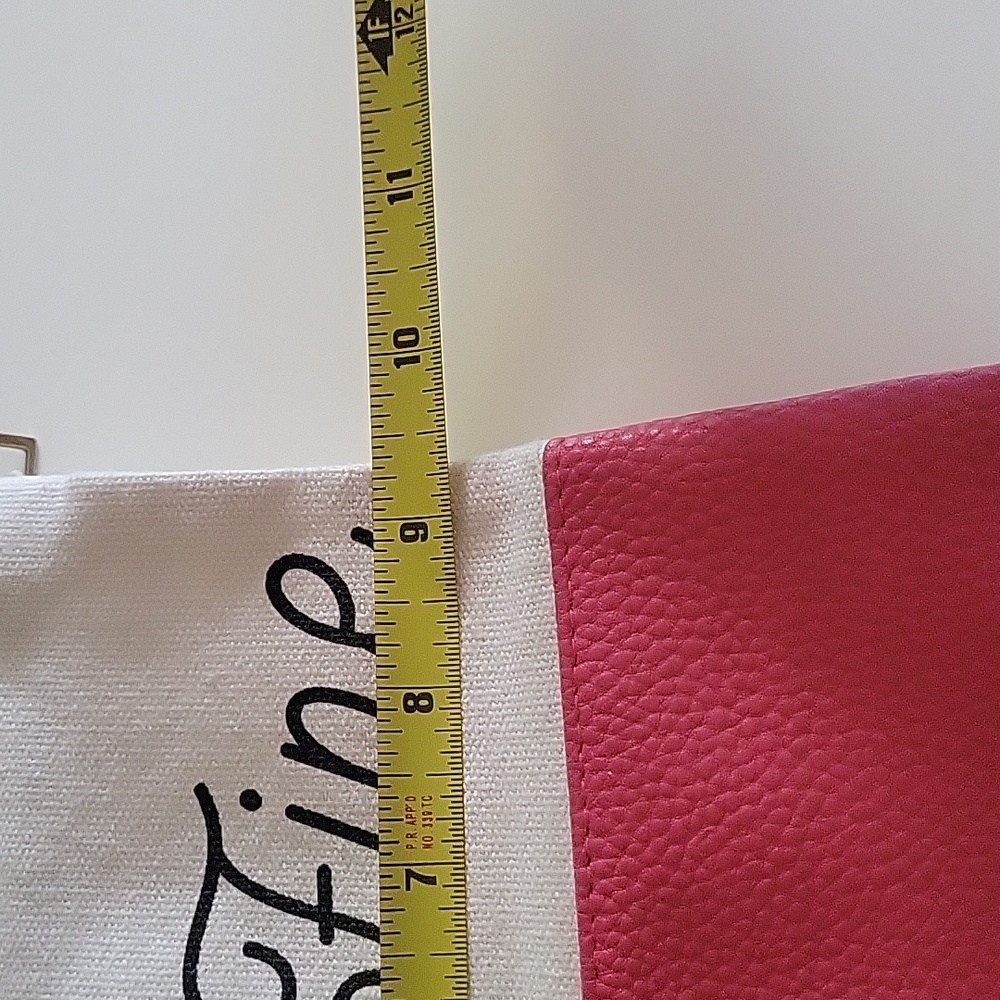 Pink and White Zipper Pouch ADD To A BUNDLE - Picture 3 of 7